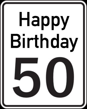 Englische Glückwünsche zum 50. Geburtstag